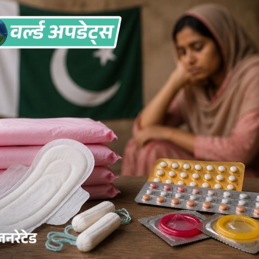 वर्ल्ड अपडेट्स:पाकिस्तान में सैनिटरी पैड और गर्भनिरोधक प्रोडक्ट्स पर 18% टैक्स खत्म करेगा