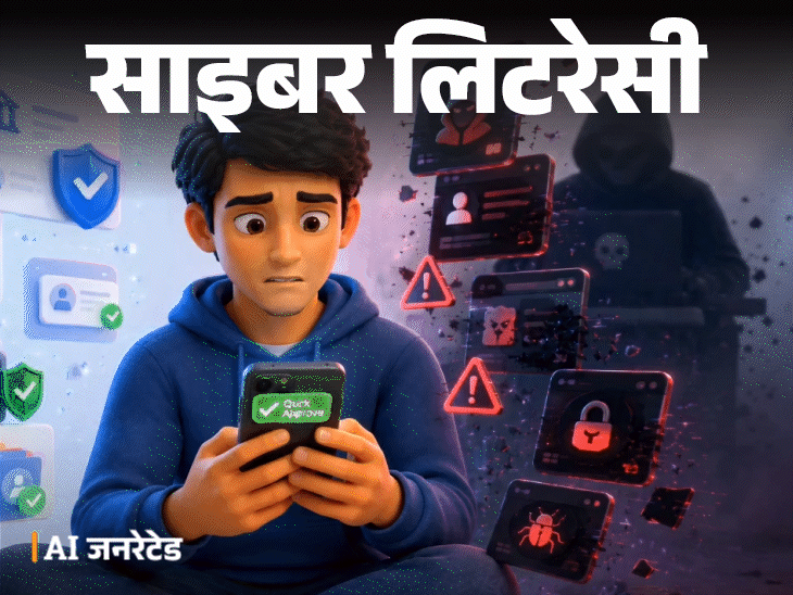 साइबर लिटरेसी- फर्जी लोन एप से सावधान:सरकार ने जारी की फर्जी लोन एप्स की लिस्ट, डाउनलोड करते और लोन लेते हुए रहें सतर्क