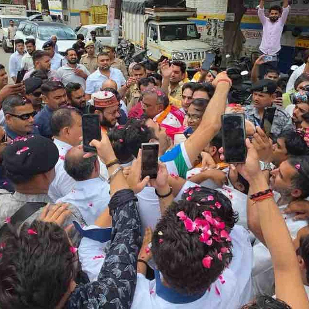 गाजियाबाद में कैबिनेट मंत्री मनोज पांडेय की जनसभा:खाद्य एवं रसद विभाग के कार्यों की समीक्षा की