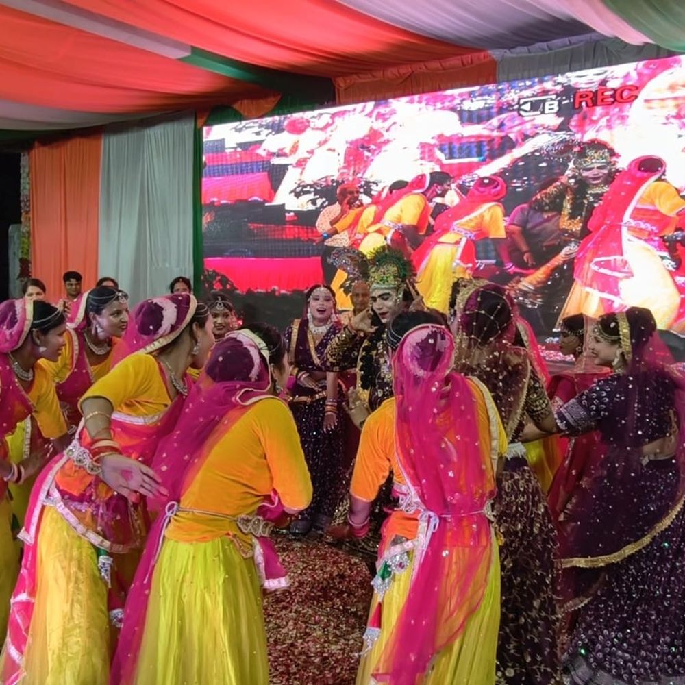 केंद्र सरकार के 12 वर्ष पूरे होने पर सांस्कृतिक संध्या:ब्रज लोकनृत्य, मल्लखंभ प्रदर्शन और विकास प्रदर्शनी ने मोहा मन