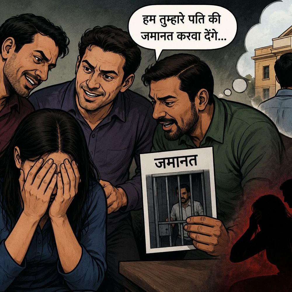 पति को जेल से छुड़ाने के नाम पर गैंगरेप:यूपी पुलिस ने जांच के बाद पंजाब ट्रांसफर किया मामला, 3 पर केस दर्ज, पीड़िता गर्भवती