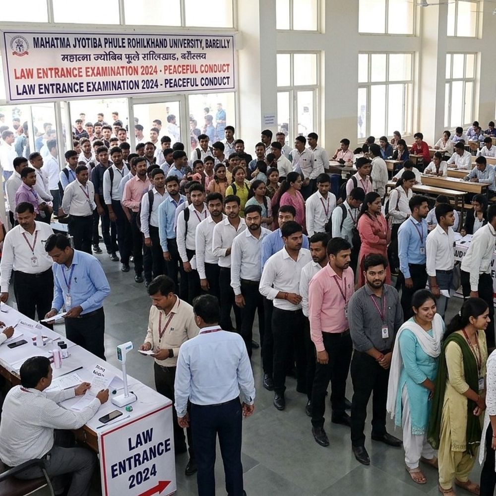 रूहेलखंड विश्वविद्यालय की लॉ प्रवेश परीक्षा संपन्न:90% से अधिक अभ्यर्थियों ने दी परीक्षा, कोई शिकायत नहीं