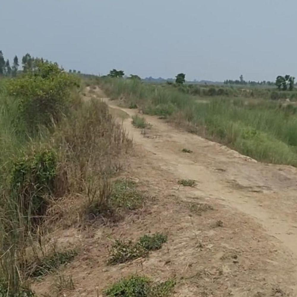 बलरामपुर में राप्ती तटबंध की स्थायी मरम्मत नहीं हुई:पिछले साल कटा था तटबंध, ग्रामीण मानसून में अनहोनी से आशंकित