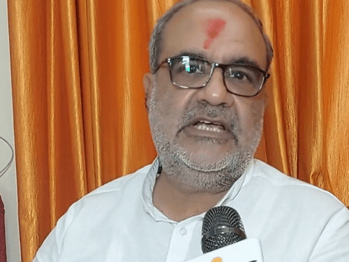 2017 से पहले मुरादाबाद में बहू-बेटियां सुरक्षित नहीं थीं:भूपेंद्र बोले- शाम 7 बजे के बाद हम घरों में कैद हो जाते थे, गुंडागर्दी होती थी