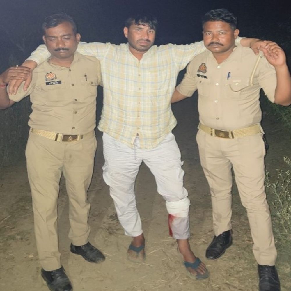 शाहजहांपुर में मादक पदार्थ तस्कर पुलिस मुठभेड़ में गिरफ्तार:पैर में गोली लगने से घायल, 3 महीने पहले जब्त हुई थी 80 करोड़ की संपत्ति