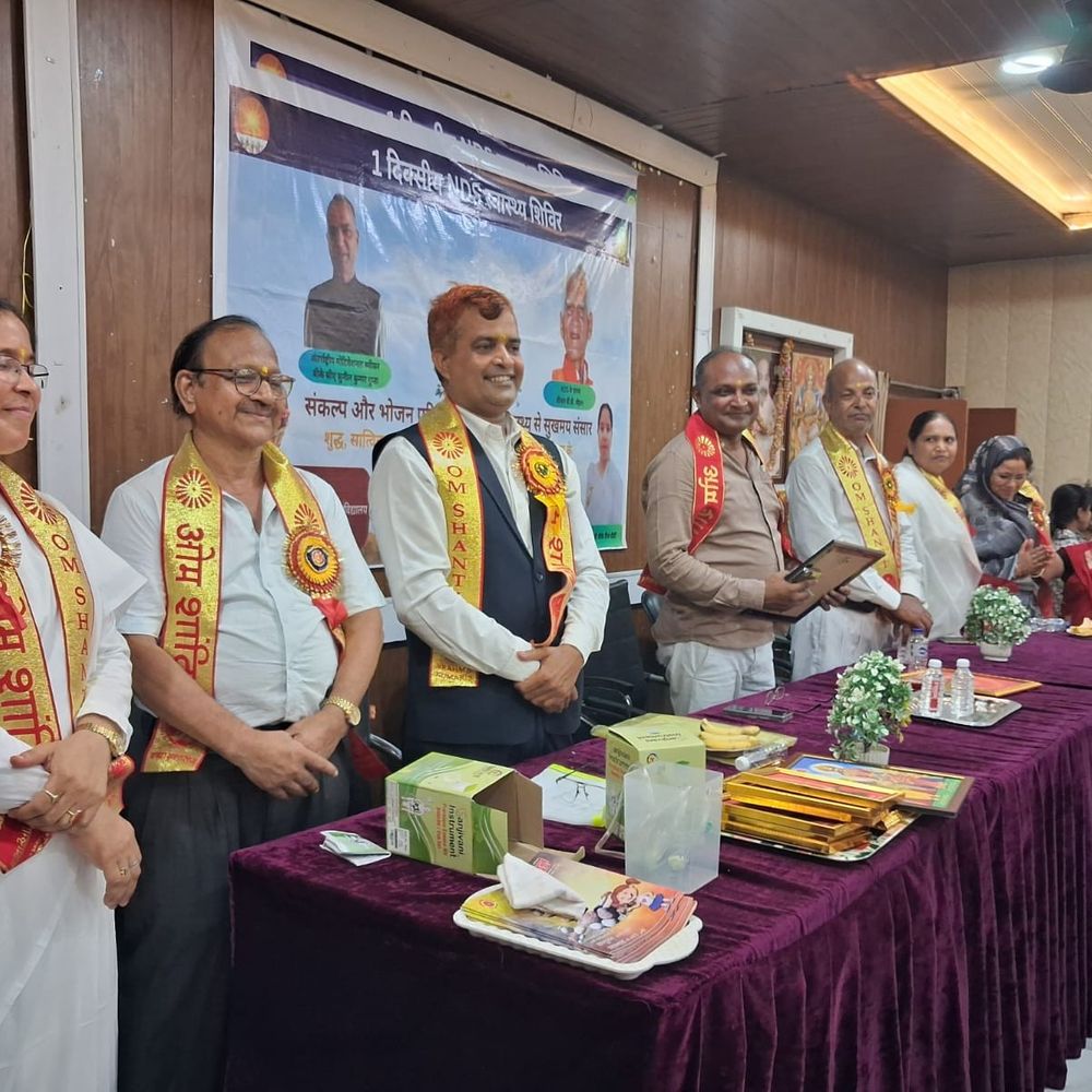 रुद्रपुर में एनडीएस स्वास्थ्य शिविर आयोजित:देवरिया में स्वस्थ जीवन के लिए खानपान में बदलाव पर जोर