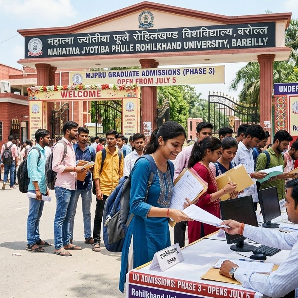 एमजेपीआरयू छात्रों को दे रहा एक और मौका:स्नातक प्रवेश के तीसरे चरण की प्रक्रिया 5 जुलाई से शुरू