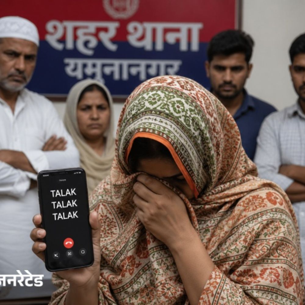 यमुनानगर की बेटी को पति ने फोन पर दिया तलाक:ससुर पर रेप के प्रयास का आरोप, बोलीं-घर से निकाला; मेरठ में हुई थी शादी