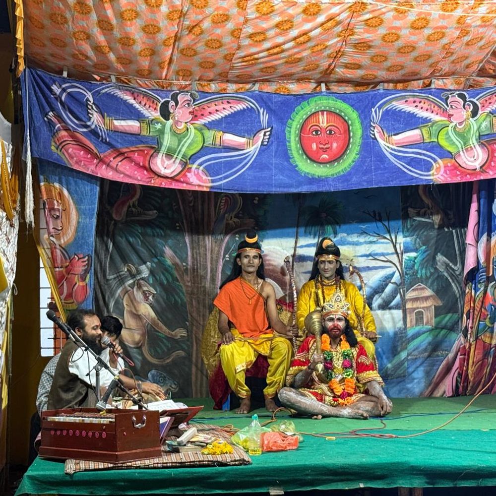 सीता हरण के बाद रामलीला में कुंभकरण मेघनाद और अहिरावण वध का मंचन