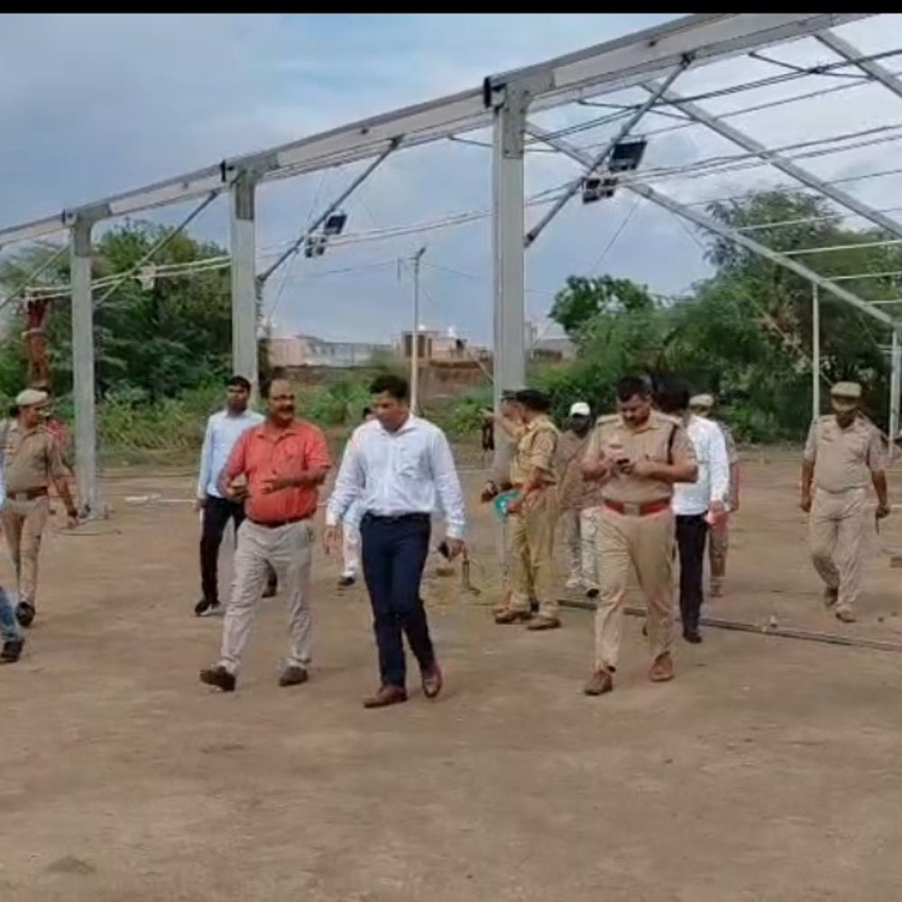 सीएम योगी के बांदा दौरे पर पांच स्तरीय सुरक्षा:कार्यक्रम स्थल पर 3 हजार से अधिक पुलिसकर्मी तैनात
