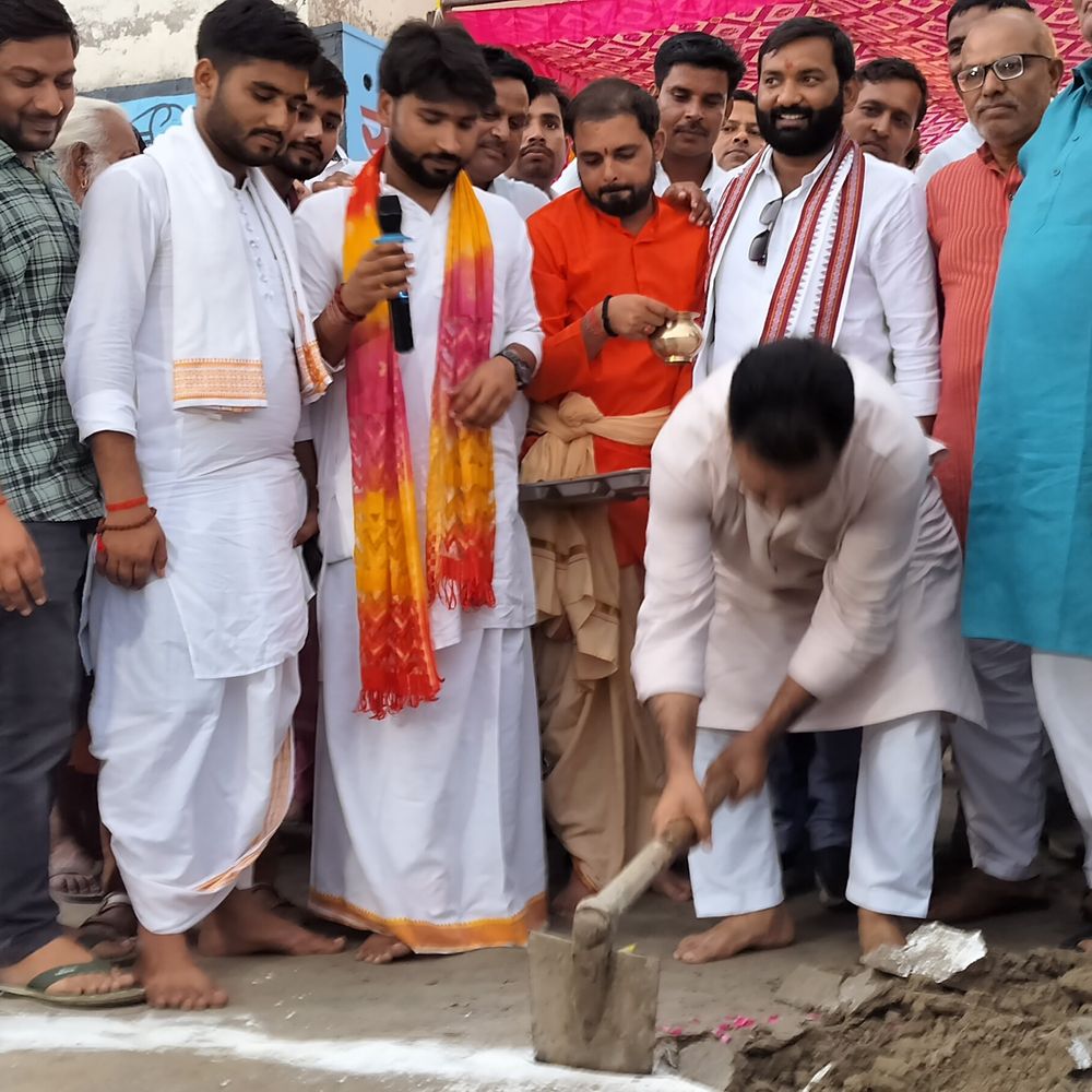 कन्नौज में मेहंदीघाट सौंदर्यीकरण परियोजना का भूमि पूजन:मुख्यमंत्री पर्यटन योजना के तहत 8.48 करोड़ से होगा विकास