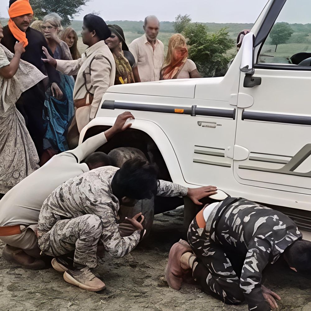 शिवपुरी में कार्रवाई के दौरान बोलेरो के नीचे लेटा युवक:  ट्रैक्टर लेकर चालक फरार हुआ, फिर बाहर निकला – Shivpuri News