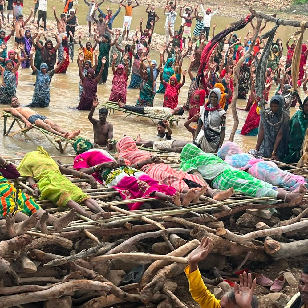 मुआवजा नहीं तो हटेंगे नहीं, नौवें दिन भी डटे विस्थापित:  केन-बेतवा विस्थापितों के चिता आंदोलन का नौवां दिन; अमित भटनागर का स्वास्थ्य बिगड़ा – Chhatarpur (MP) News