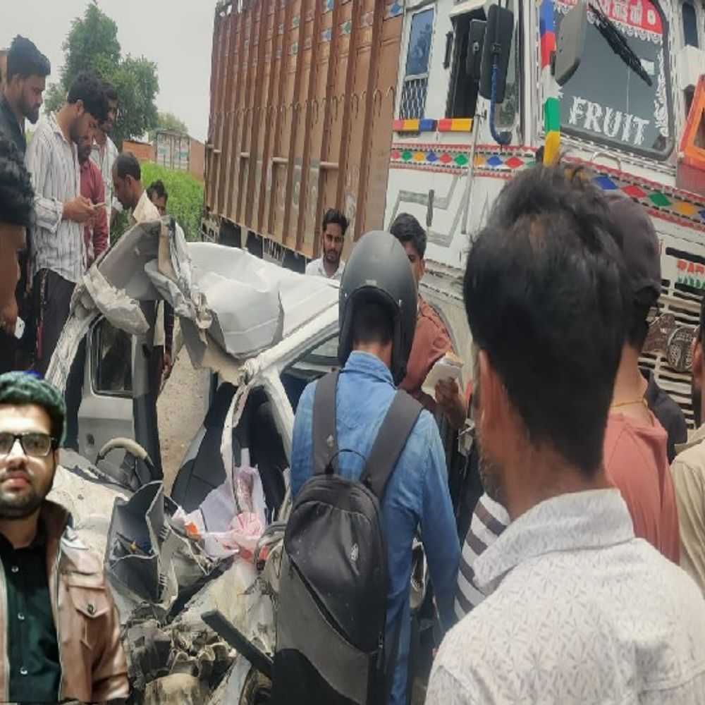 झांसी HDFC बैंक के डिप्टी मैनेजर की हादसे में मौत:  आगरा से मीटिंग कर लौट रहे थे झांसी, गाय सामने आने पर ट्रक के सामने आ गई कार – Gwalior News
