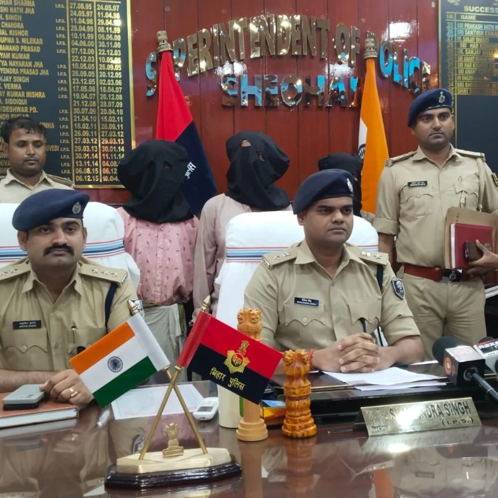 शिवहर में जमीन विवाद पर हत्या:24 घंटे में पुलिस ने किया खुलासा, पिता-दो बेटे गिरफ्तार; पत्नी ने कराई थी एफआईआर