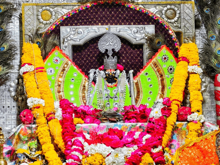 सांवलिया सेठ के दानपात्र से निकले 12.21 लाख रुपए:4 हजार वर्गफीट डोम निर्माण जारी, 2 बीघा भूमि पर बनेगी धर्मशाला