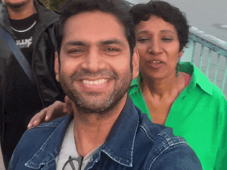भोपाल पहुंचे शारिब हाशमी और तनिष्ठा चटर्जी:आज नाटक 'बेस्ट ऑफ लक' की परफॉर्मेंस देंगे, कल इंदौर में होगा मंचन