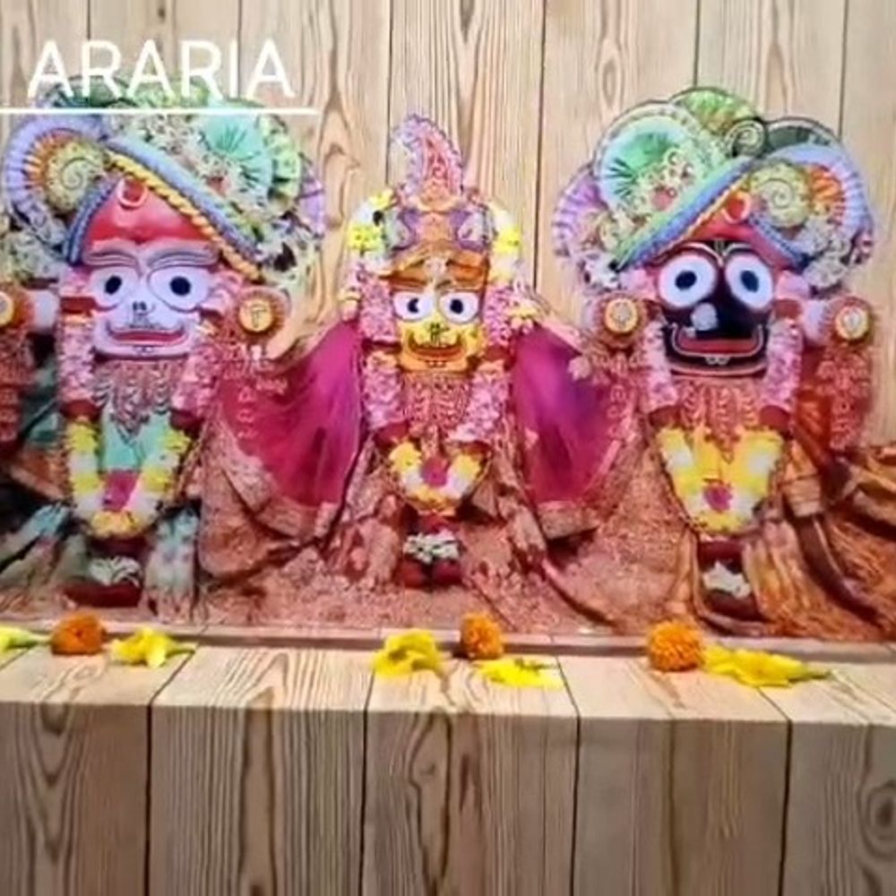 अररिया में 19 जुलाई को जगन्नाथ रथ यात्रा:दोपहर 3 बजे निकलेगी, भगवान देंगे भक्तों को दर्शन; लगेंगे जयकारे