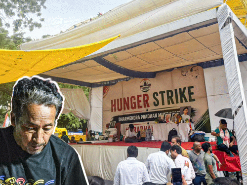 दोपहर में कमिश्नर की जॉइनिंग-रात मीटिंग, सुबह वांगचुक को उठाया:CJP को संसद मार्च की परमिशन नहीं, पुलिस बोली- मांगेंगे तब भी नहीं देंगे