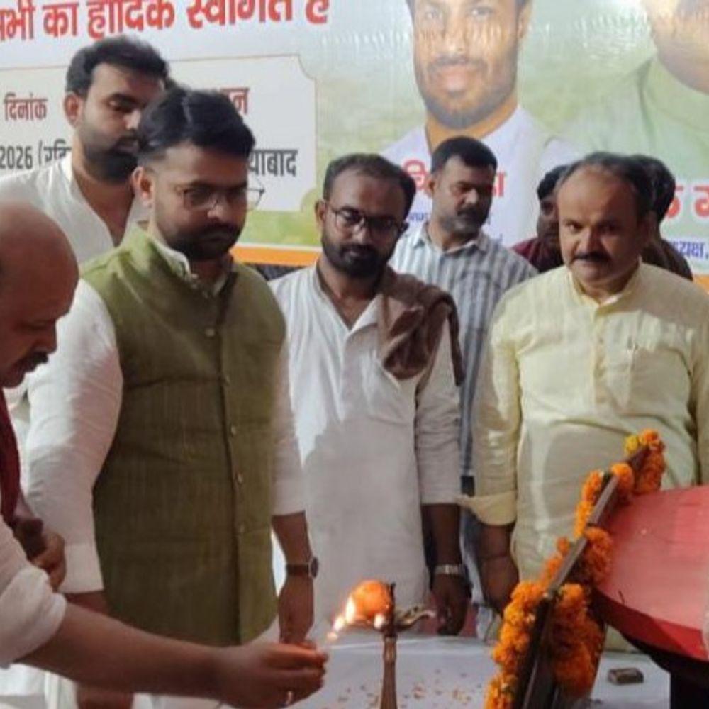 भाजपा नेता रोहित मिश्रा के स्वागत से पूरा शहर जाम:BJP युवा मोर्चा के प्रदेश अध्यक्ष बोले- कार्यकर्ता 2027 के लिए पूरी ताकत से जुटें