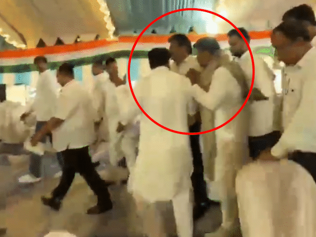 पूर्व मंत्री के समर्थक बोले- तुझे यहीं गाड़ देंगे:शिकायत कर प्रदेश प्रभारी को ओढ़ाई थी शॉल, ब्लॉक अध्यक्ष की गर्दन पकड़ी; पांसे समेत 5 पर FIR