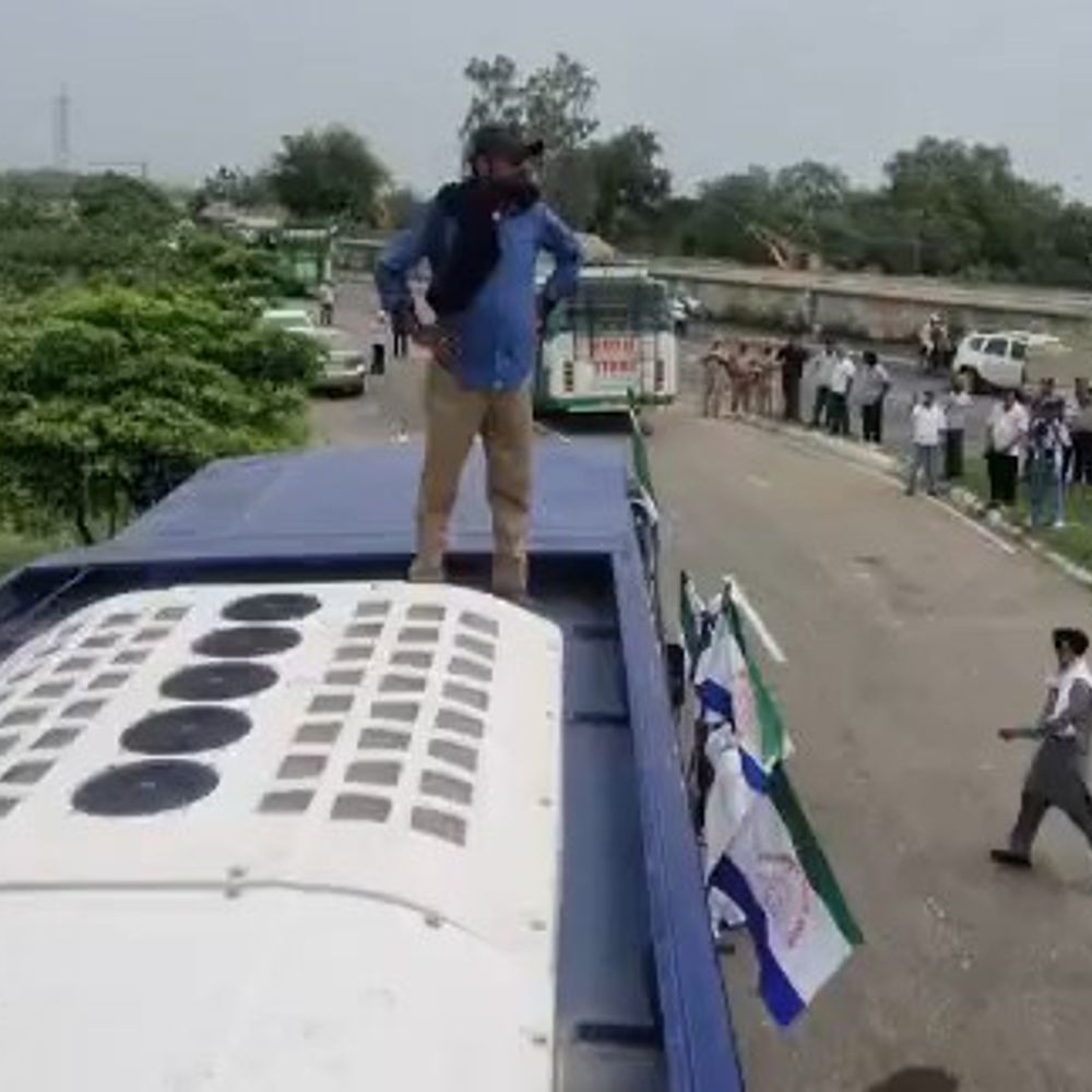 दिल्ली महारैली,किसानों का काफिला फतेहगढ़ साहिब पहुंचा:किसान नेता पंधेर ने हरियाणा सीएम पर साधा निशाना, शंभू बॉर्डर बंद करने पर भड़के