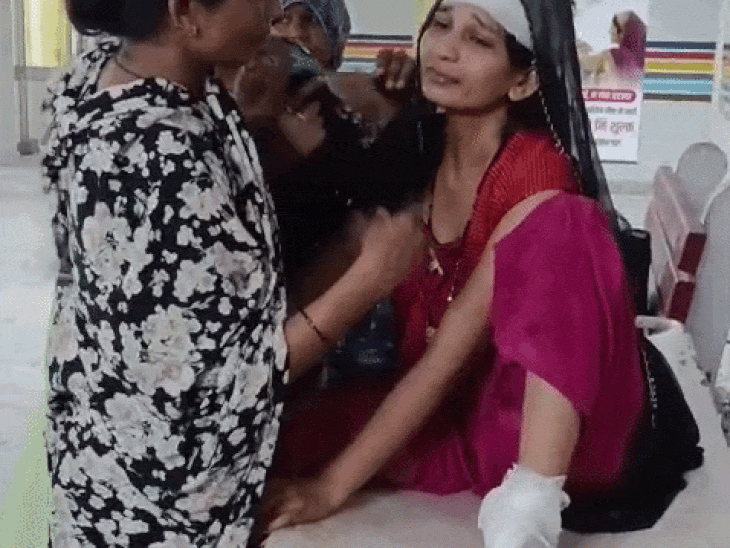 रीवा में ट्रक ने बाइक सवार को रौंदा:सुसराल से घर आ रहे पति की मौत, पत्नी घायल; छुहिया घाटी में हादसा