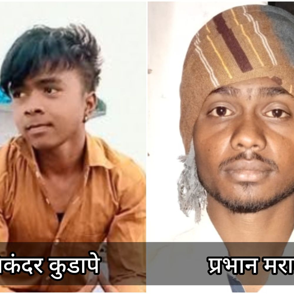 
                 पुलिया पार करते नाले में बाइक समेत बहे दो युवक:एक ने पेड़ पकड़कर बचाई जान, दूसरे को ग्रामीणों ने बचाया; दोनों सुरक्षित 
            