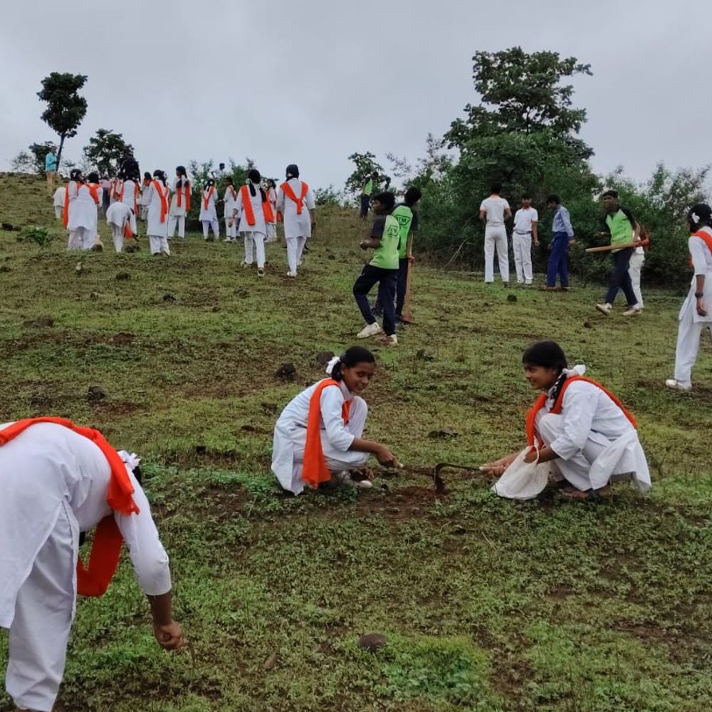 
                 लिमपड़ाव पहाड़ी पर 35 हजार पलाश के बीजों का रोपण:बुरहानपुर में 150 श्रमवीरों ने लिया संकल्प; डिप्टी कलेक्टर बोले-'आज का बीज, कल की हरियाली' 
            