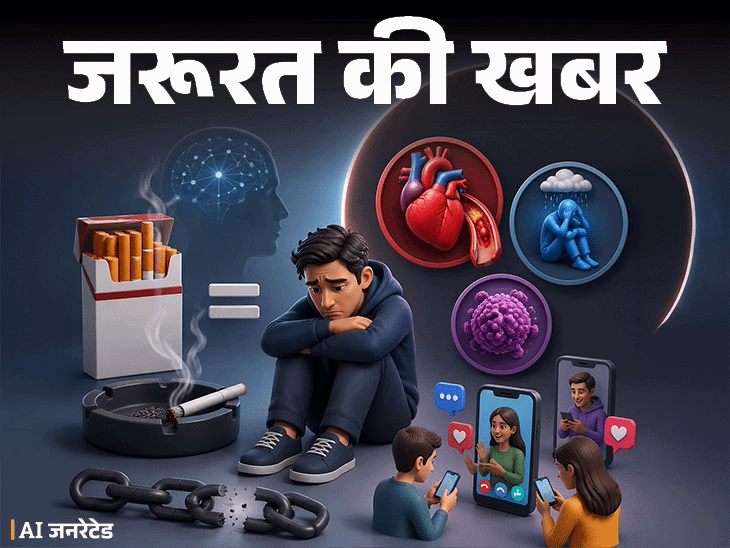 जरूरत की खबर- अकेलापन रोज 15 सिगरेट पीने के बराबर:बढ़ता हार्ट डिजीज, डिप्रेशन, कैंसर का रिस्क, डॉक्टर से समझें लोनलीनेस का साइंस