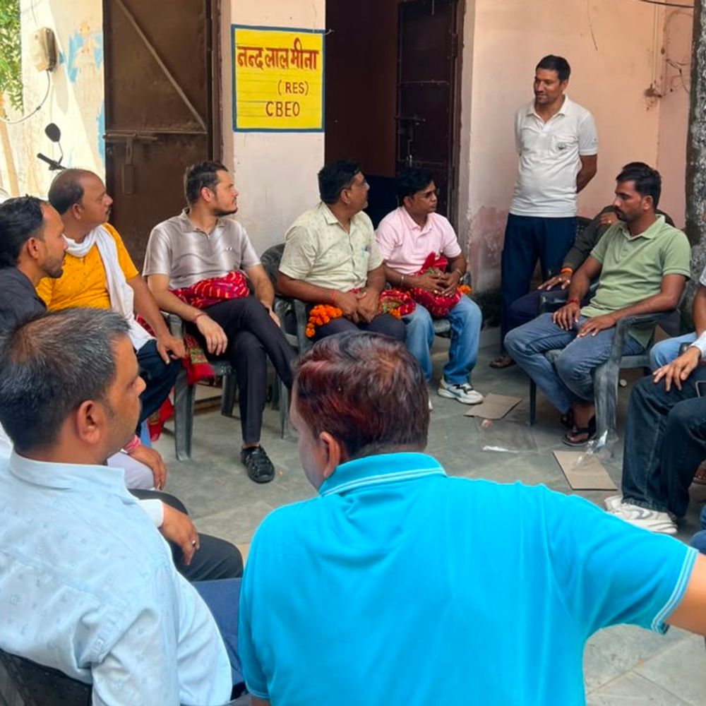 शारीरिक शिक्षक संघ ने शिक्षा अधिकारियों का किया स्वागत:कहा- अधिकारी शिक्षकों से समन्वय कर शिक्षा की गुणवत्ता में लाएंगे सुधार