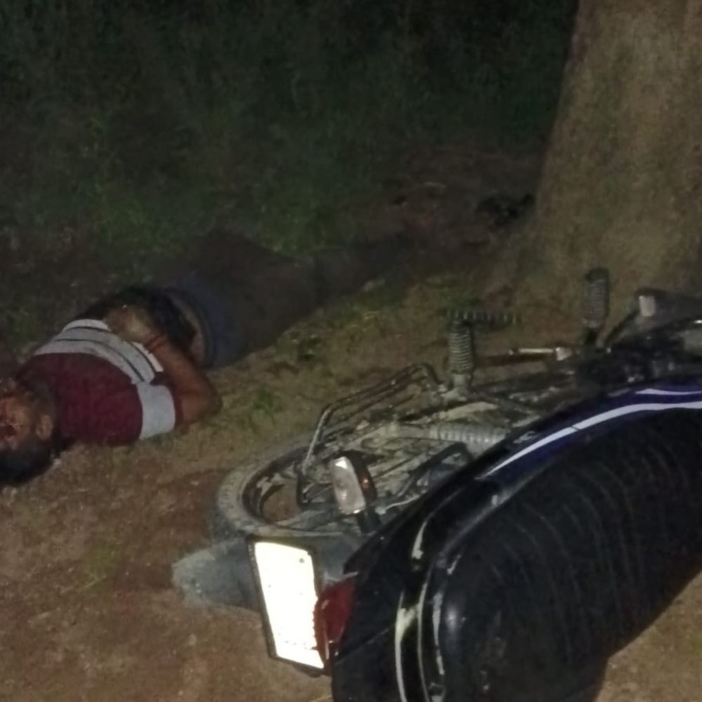 हरदोई में बेकाबू बाइक पेड़ से टकराई, युवक की मौत:पिहानी मार्ग पर हुआ हादसा, सामने से आ रहे वाहन को बचाने के प्रयास में गई जान