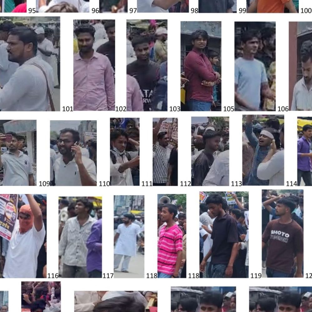 गोपालगंज हिंसा में 358 उपद्रवियों की तस्वीरें जारी:25 सोशल मीडिया अकाउंट भी चिन्हित, पहचान बताने पर मिलेगा इनाम