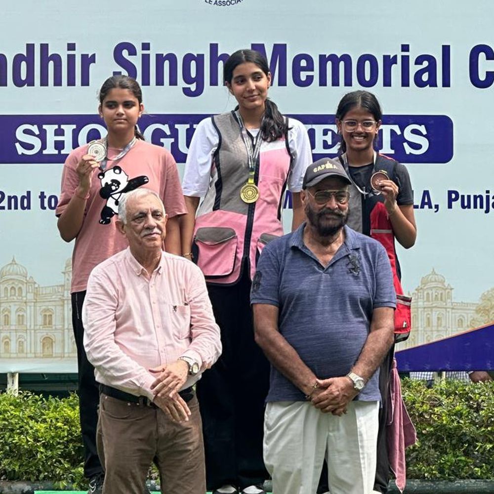 इनाया यादव ने पटियाला प्री-नेशनल्स में जीते दो स्वर्ण पदक:जूनियर और यूथ दोनों ट्रैप शूटिंग में मिली जीत, 25 राज्यों के खिलाड़ियों ने लिया था हिस्सा