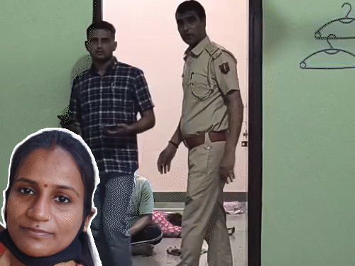 पत्नी के शव के पास बैठा मिला इंजीनियर:खुद ने पुलिस बुलाई, कहा- पत्नी ने कुछ खा लिया; पड़ोसियों से बोला- फंदा लगा लिया