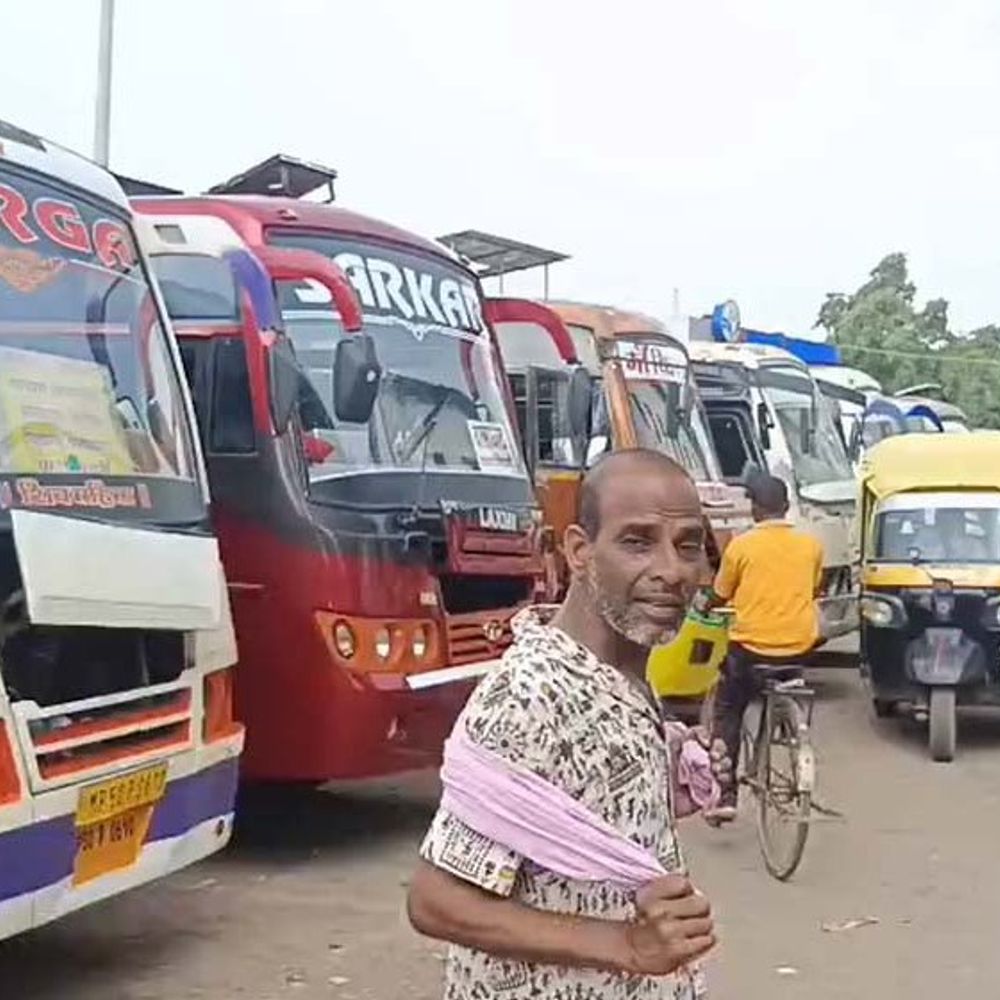 बालाघाट में 7 अगस्त से बसें नहीं चलेंगी:सुगम परिवहन सेवा का विरोध, किराया बढ़ाने की मांग पर हड़ताल