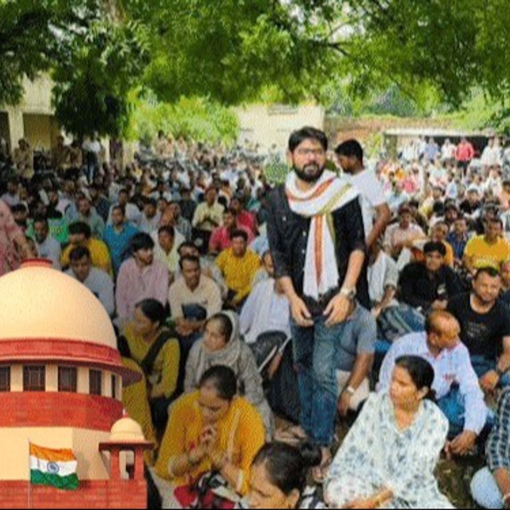 69 हजार शिक्षक भर्ती में न्याय की नई उम्मीद जगी:सुप्रीम कोर्ट बोला- सभी पक्षों की सहमति बनी तो आर्टिकल-142 से देंगे फैसला