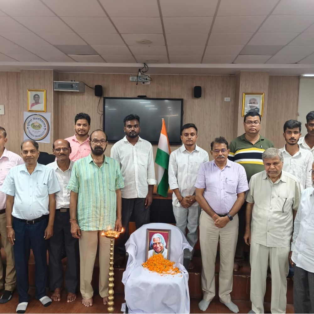 पूर्णिया यूनिवर्सिटी में डॉ. एपीजे अब्दुल कलाम को श्रद्धांजलि:छात्र-छात्राओं ने याद किया वैज्ञानिक सोच, युवाओं को दिए सपनों का संदेश