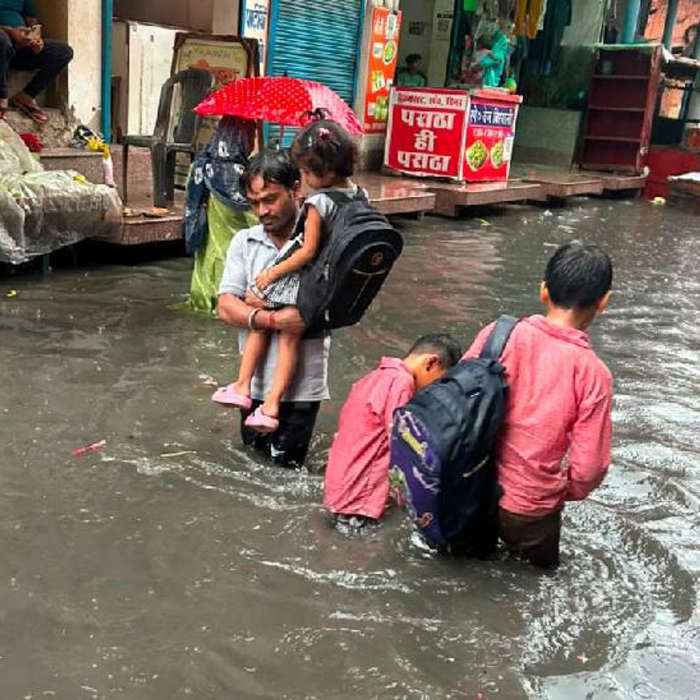 बारिश में डूबे नोएडा के बरौला पर सीईओ का एक्शन:JE बर्खास्त, सुपरवाइजर की सेवा खत्म; दो प्रबंधकों की प्रतिकूल प्रविष्टि