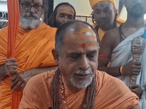चतुर्मास के लिए जालोर पहुंचे जगद्गुरु शंकराचार्य:बोले-राम मंदिर के चढ़ावे का दुरुपयोग गलत, दोषियों को मिले कठोर दंड