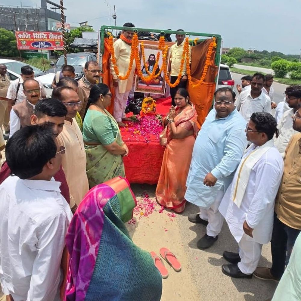 समरसता संकल्प यात्रा का फतेहपुर में स्वागत:सात दिनों तक 6 विधानसभाओं के 23 मंडलों में करेगी प्रवास