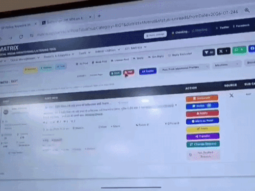 एक गलत पोस्ट और आप पहुंच जाएंगे सलाखों के पीछे:सोशल मीडिया पर खुराफातियों के मंसूबे फेल कर रहा मैट्रिक्स, बल्क पोस्ट की निगरानी