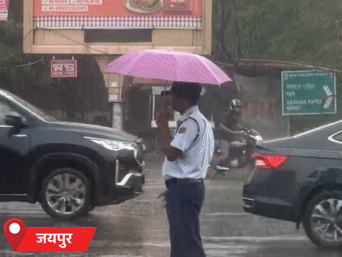 आज से कमजोर होगा मानसून, तेज बारिश का अलर्ट नहीं:जयपुर सहित कई जिलों में 2 इंच तक बरसात; जानें- आगे कैसा रहेगा मौसम