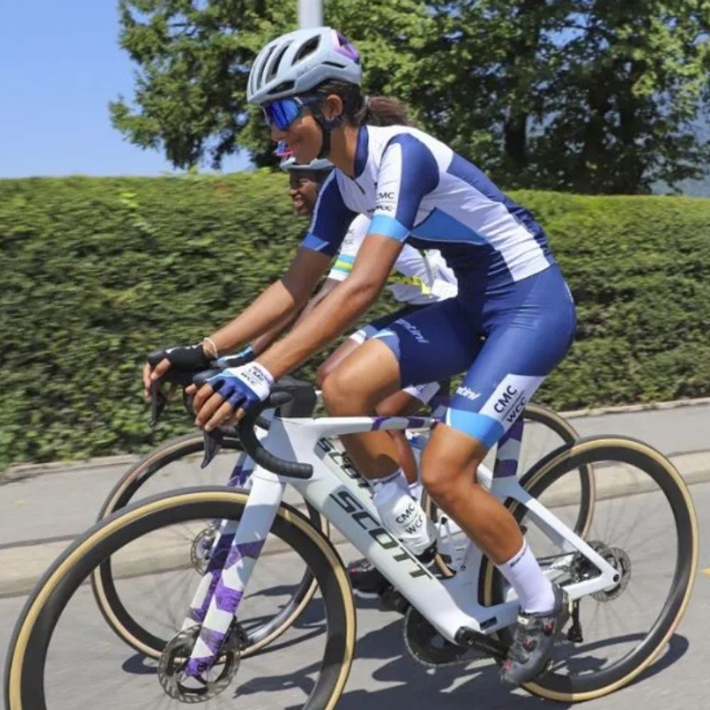 
                 हर्षिता टूर डी फ्रांस में हिस्सा लेने वाली पहली भारतीय:UCI के टैलेंट प्रोग्राम में चयनित हुई, पिता राकेश जाखड़ ने ट्रेनिंग दी 
            