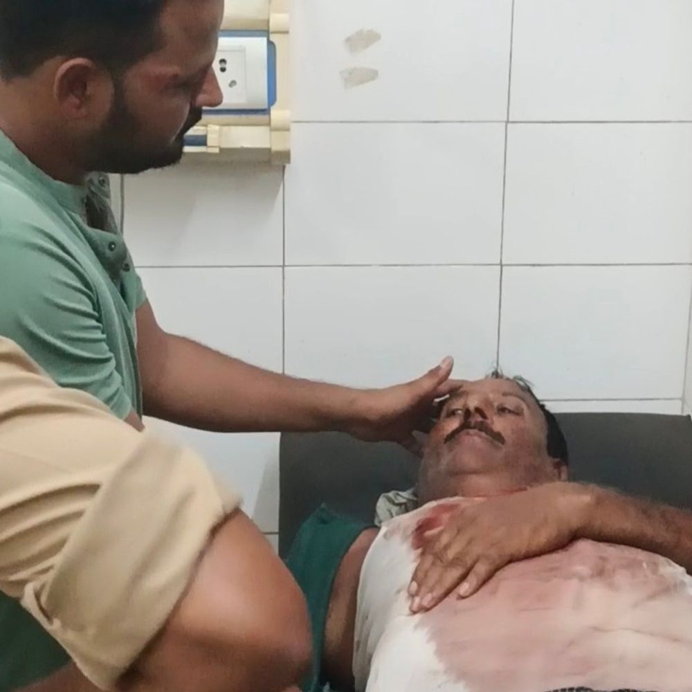 संभल में जमीन विवाद में बड़ा भाई घायल:छोटे भाइयों और भतीजों पर मारपीट का आरोप लगाया