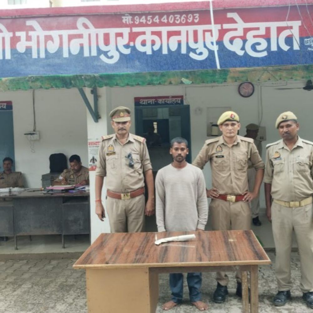 बीजेपी जिलाध्यक्ष के जेठ पर हमले का आरोपी गिरफ्तार:खेत पर हुए विवाद के दौरान हंसिए से फाड़ दिया था पेट