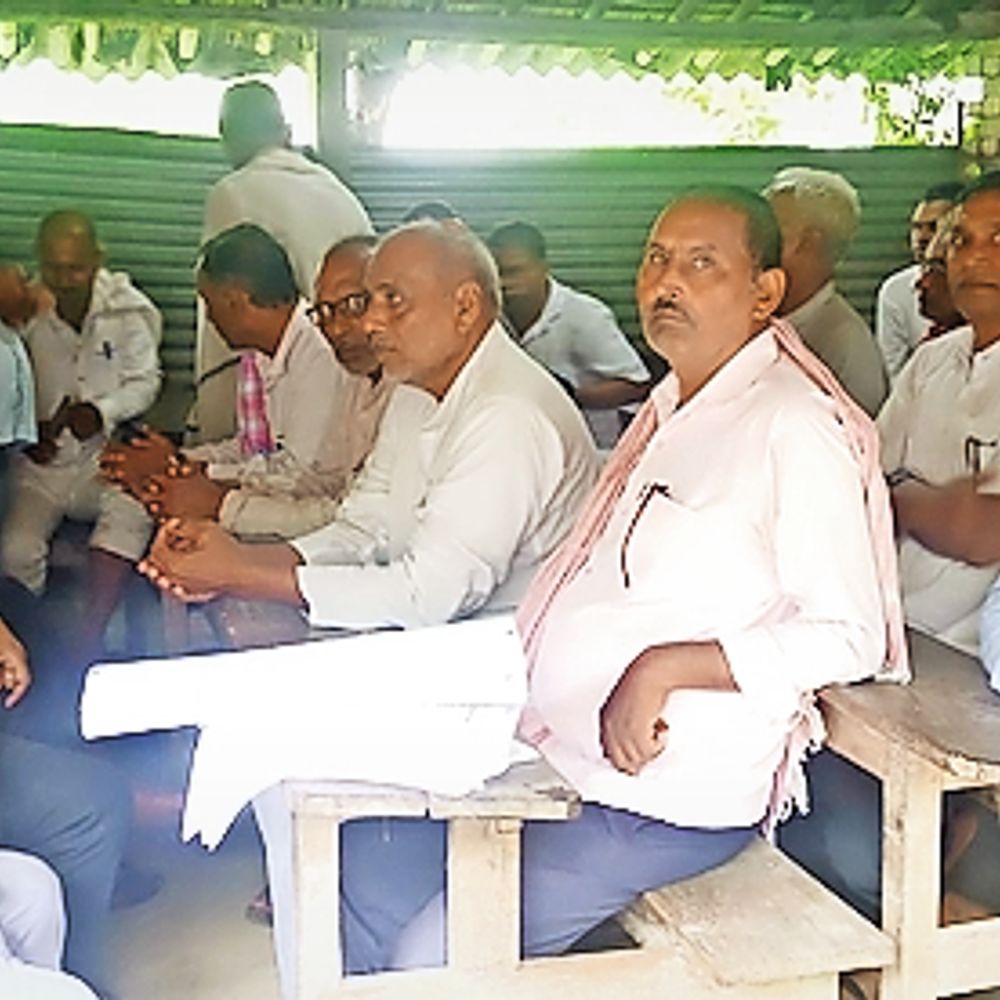 बैठक में आंदोलन की सफलता को बनी रणनीति