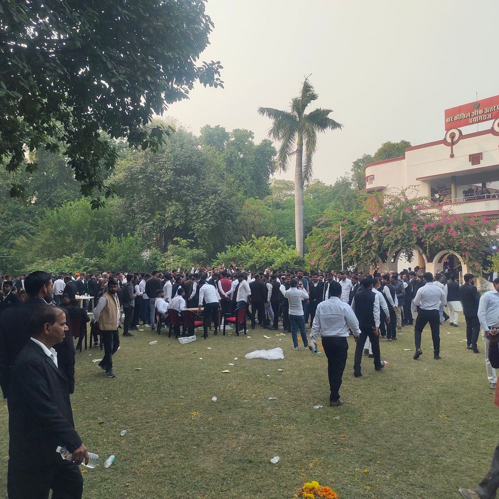 छठे एलिमिनेशन राउंड में 12 प्रत्याशी बाहर:प्रयागराज के बार काउंसिल चुनाव में ट्रांसफर वोट जुड़ने के बाद भी अनुराग सबसे आगे