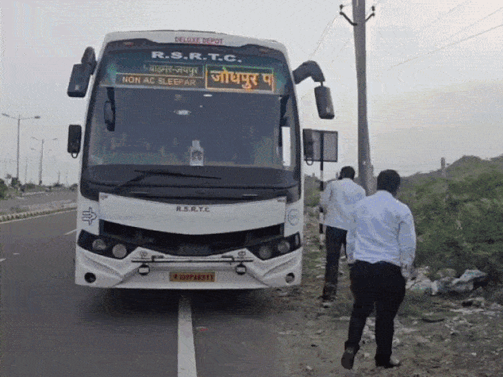 बाड़मेर में सेफ्टी नियम तोड़ने पर 9 स्लीपर बसें सीज:फायर सिस्टम-इमरजेंसी एग्जिट में मिलीं कमियां, 15 अगस्त तक चलेगा अभियान