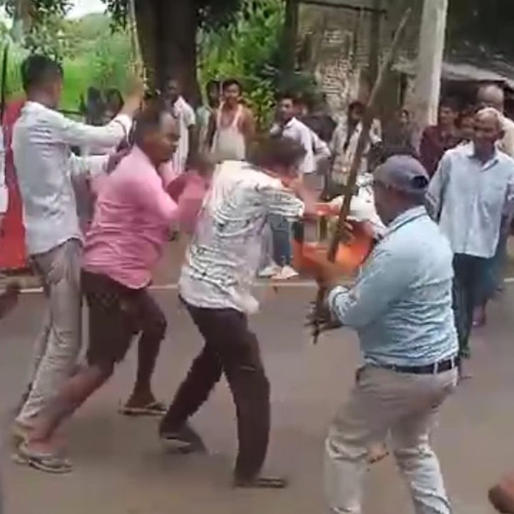 दुकानदार ने पालतू कुत्ते को बांके से मार डाला:मालिक ने दुकानदार को पीटा, वीडियो आया सामने; केस दर्ज